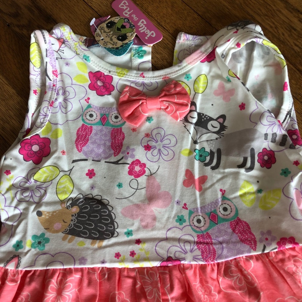 NWT gift! Jelly the Pug dress little girls size 2 - Picture 5 of 7